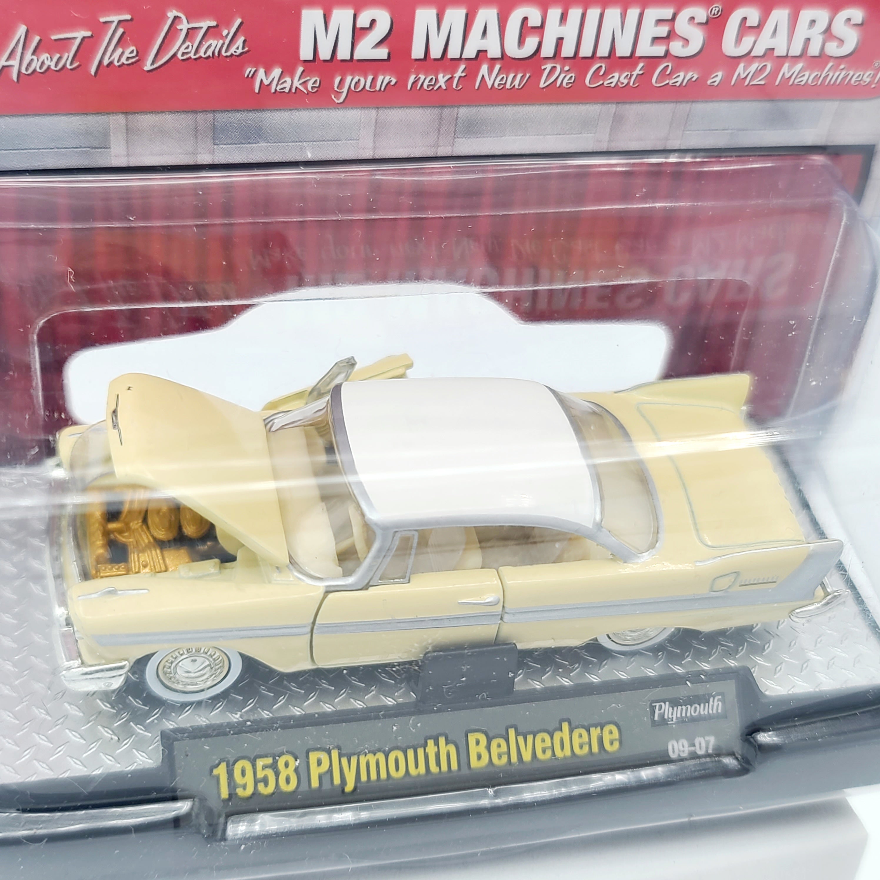 M2 Machines '58 Plymouth Belvedere - 1:64 (2009 Auto-Thentics Rel. 07)